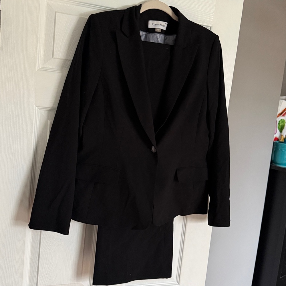 Calvin Klein Women’s Black Suit Jacket and Pants - Picture 2 of 5